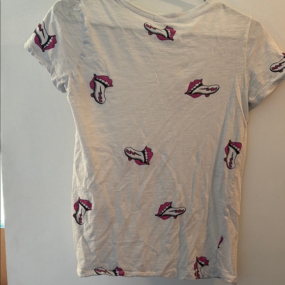 Skateboard Lips White T-shirt - Picture 4 of 4